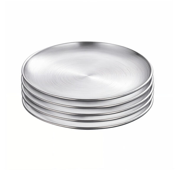 SOGA 30cm Premium Silver Grilling Plate Durable Heat Resistant Perfect for BBQs and Outdoor Cooking Kitchen Essential, home & living, kitchen & dining, cookware, saucepans, ,  - AU DEPOT 1