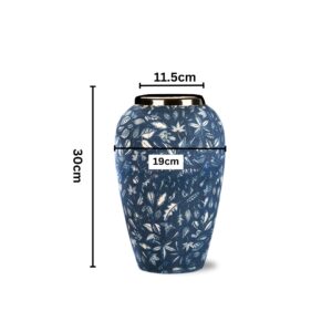 SOGA 30x19cm Blue Medium Ceramic Flower Vase Elegant Living Room Home Decor, Home & Living, Home Decor, Vases, , ,  - AU DEPOT 2