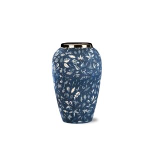 SOGA 30x19cm Blue Medium Ceramic Flower Vase Elegant Living Room Home Decor Vase802 AU DEPOT - AU DEPOT