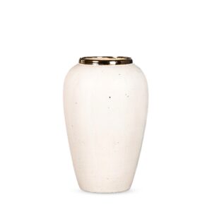 SOGA 30x19cm Plain White Medium Ceramic Flower Vase Elegant Living Room Home Decor Vase820 AU DEPOT - AU DEPOT