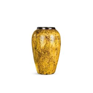 SOGA 30x19cm Yellow Medium Ceramic Flower Vase Elegant Living Room Home Decor, Home & Living, Home Decor, Vases, , ,  - AU DEPOT 1