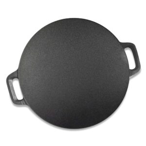 SOGA 37cm Cast Iron Induction Crepes Pan Baking Cookie Pancake Pizza Bakeware Frying Pans ZPai005 AU DEPOT Frying Pans - AU DEPOT