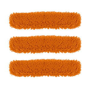 SOGA 3X 80x12 Orange Microfiber Flat Mop Floor Cleaning Pads Rotating Dust Remover, Home & Garden, Cleaning, Mops & Buckets, , ,  - AU DEPOT 1