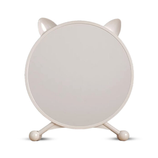 SOGA 40cm White Smart Makeup Bedroom Table Mirror Cat Ear Style No LED Light, Home, Bathroom, Bathroom Accessories, Bathroom Storage, ,  - AU DEPOT 1