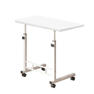 SOGA 40x80cm White Bedside Table Movable Bedroom Desk Student Computer Table TablePort04 AU DEPOT - AU DEPOT