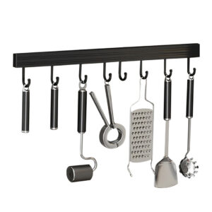 SOGA 41cm Wall Mounted Kitchen Utensil Storage Rack Space-Saving Spatula Organiser with Durable Hooks, Kitchen & Dining, Kitchen Storage, Kitchen Organisation, Spice Organisers, ,  - AU DEPOT 1