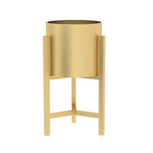 SOGA 45CM Gold Metal Plant Stand with Flower Pot Holder Corner Shelving Rack Indoor Display FPotH47GLD AU DEPOT - AU DEPOT