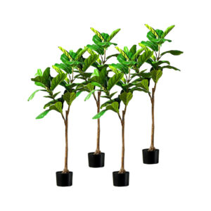 SOGA 4X 120cm Green Artificial Indoor Qin Yerong Tree Fake Plant Simulation Decorative APlantFH12024X4 AU DEPOT - AU DEPOT