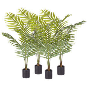 SOGA 4X 120cm Green Artificial Indoor Rogue Areca Palm Tree Fake Tropical Plant Home Office Decor, Home & Living, Home Decor, Artificial Plants, , ,  - AU DEPOT 1