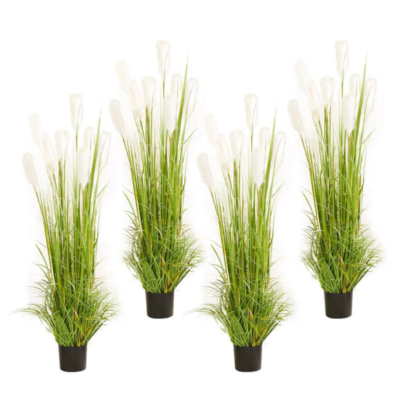 SOGA 4X 120cm Nearly Natural Plume Grass Artificial Plant, Home & Living, Home Decor, Artificial Plants, , ,  - AU DEPOT 1