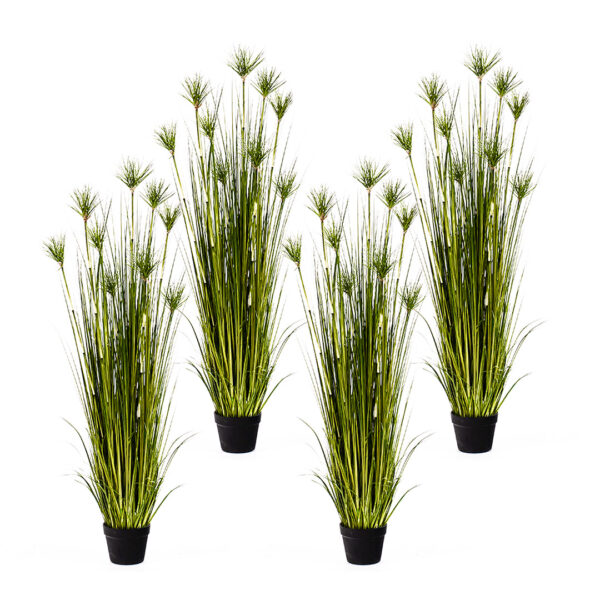 SOGA 4X 150cm Cyperus Papyrus Plant Tree Artificial Green Grass, Home Or Office Indoor Greenery Accent, Home & Living, Home Decor, Artificial Plants, , ,  - AU DEPOT 1