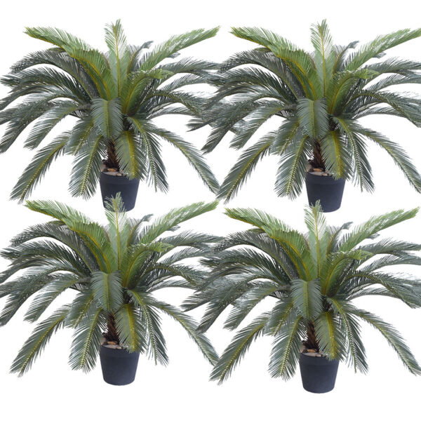 SOGA 4X 155cm Artificial Indoor Cycas Revoluta Cycad Sago Palm Fake Decoration Tree Pot Plant, Home & Living, Home Decor, Artificial Plants, , ,  - AU DEPOT 1