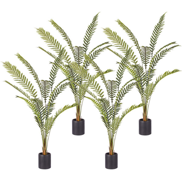 SOGA 4X 240cm Artificial Green Rogue Hares Foot Fern Tree Fake Tropical Indoor Plant Home Office Decor, Home & Living, Home Decor, Artificial Plants, , ,  - AU DEPOT 1