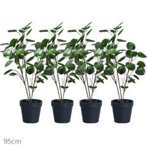 SOGA 4X 95cm Artificial Tree Indoor Nordic Style Artificial Tree Potted Simulation Tree Home Decor APlantFHJQD11051X4 AU DEPOT - AU DEPOT