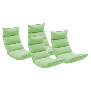 SOGA 4X Foldable Tatami Floor Sofa Bed Meditation Lounge Chair Recliner Lazy Couch Green, Furniture, Living Room Furniture, Occasional Chairs, , ,  - AU DEPOT 1