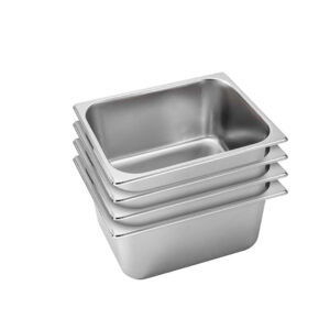 SOGA 4X Gastronorm GN Pan Full Size 1/2 GN Pan 15cm Deep Stainless Steel Tray, Home & Living, Kitchen & Dining, Bakeware, Baking Trays, ,  - AU DEPOT 1