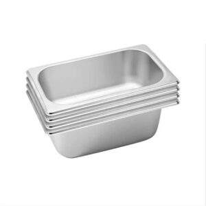 SOGA 4X Gastronorm GN Pan Full Size 13 GN Pan 10cm Deep Stainless Steel Tray Baking Trays GastronormPans5416X4 AU DEPOT Baking Trays - AU DEPOT