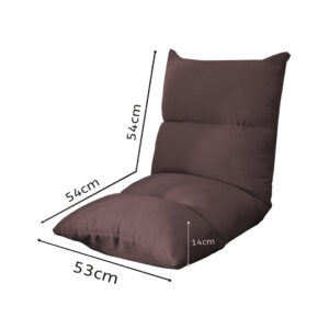 SOGA 4X Lounge Floor Recliner Adjustable Lazy Sofa Bed Folding Game Chair Coffee, Furniture, Living Room Furniture, Occasional Chairs, , ,  - AU DEPOT 2