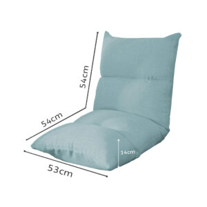 SOGA 4X Lounge Floor Recliner Adjustable Lazy Sofa Bed Folding Game Chair Mint Green, Furniture, Living Room Furniture, Occasional Chairs, , ,  - AU DEPOT 2