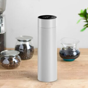 SOGA 500ML Stainless Steel Smart LCD Thermometer Display Bottle Vacuum Flask Thermos White, home & living, kitchen & dining, drinkware, bottles & jugs, ,  - AU DEPOT 2