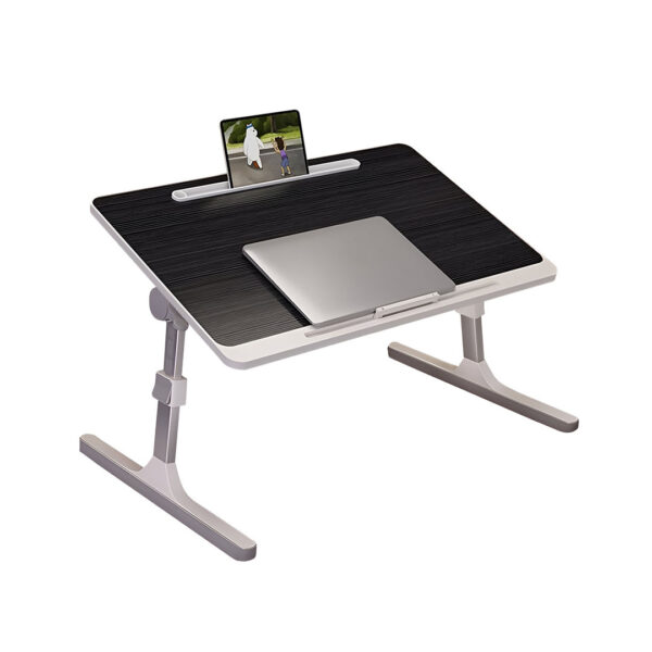 SOGA 60X40cm Black Small Laptop Bed Portable Foldable Study Table Adjustable, Desks & Computer Tables, , , , ,  - AU DEPOT 1