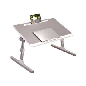 SOGA 60X40cm Grey Small Laptop Bed Portable Foldable Study Table Adjustable, Desks & Computer Tables, , , , ,  - AU DEPOT 1