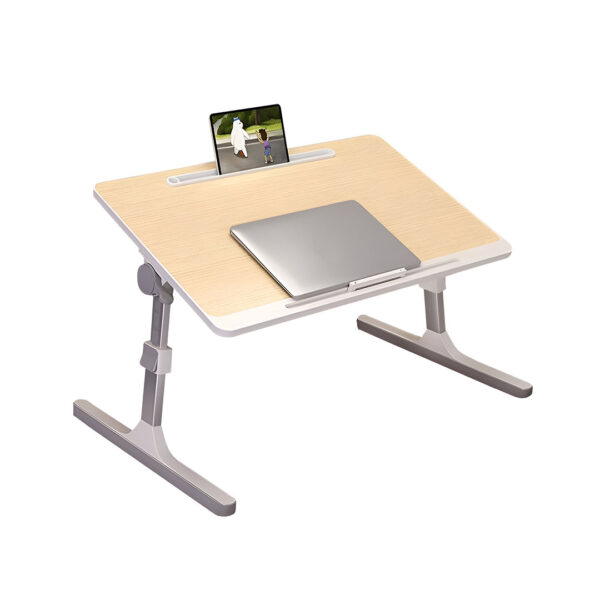 SOGA 60X40cm Wood Small Laptop Bed Portable Foldable Study Table Adjustable, Desks & Computer Tables, , , , ,  - AU DEPOT 1