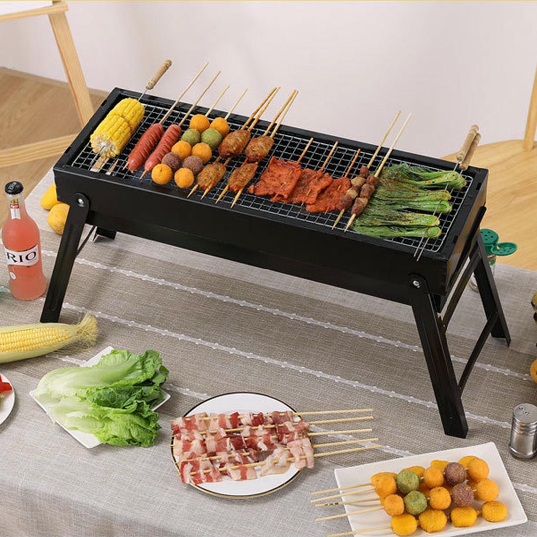 SOGA 60cm Portable Folding Thick Box-type Charcoal Grill for Outdoor BBQ Camping, Sports & Outdoors, Camping & Hiking, Gas & Fuel Appliances, Portable Stoves, ,  - AU DEPOT 5