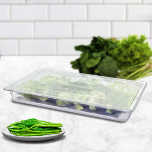 SOGA 65mm Clear Gastronorm GN Pan 1/1 Food Tray Storage Bundle of 2 with Lid, Home & Living, Kitchen & Dining, Bakeware, Baking Trays, ,  - AU DEPOT 2