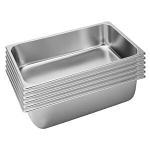 SOGA 6X Gastronorm GN Pan Full Size 1/1 GN Pan 15cm Deep Stainless Steel Tray, Home & Living, Kitchen & Dining, Bakeware, Baking Trays, ,  - AU DEPOT 1