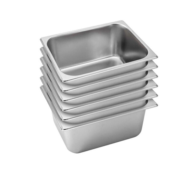 SOGA 6X Gastronorm GN Pan Full Size 1/2 GN Pan 15cm Deep Stainless Steel Tray, Home & Living, Kitchen & Dining, Bakeware, Baking Trays, ,  - AU DEPOT 1