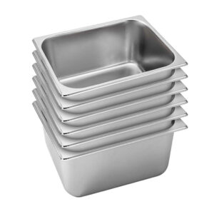 SOGA 6X Gastronorm GN Pan Full Size 12 GN Pan 20cm Deep Stainless Steel Tray Baking Trays GastronormPans5412X6 AU DEPOT Baking Trays - AU DEPOT