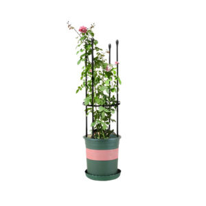 SOGA 73cm 4 Bar Plant Frame Stand Trellis Vegetable Flower Herbs Outdoor Vine Support Garden Rack with Rings Garden Decor PlantTube73 AU DEPOT Garden Decor - AU DEPOT