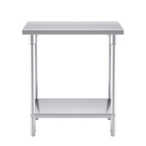 SOGA 80*70*85cm Commercial Catering Kitchen Stainless Steel Prep Work Bench, furniture, kitchen & dining room furniture, buffets, sideboards & kitchen islands, , ,  - AU DEPOT 2