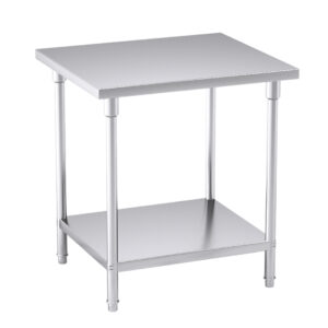 SOGA 80*70*85cm Commercial Catering Kitchen Stainless Steel Prep Work Bench, furniture, kitchen & dining room furniture, buffets, sideboards & kitchen islands, , ,  - AU DEPOT 1