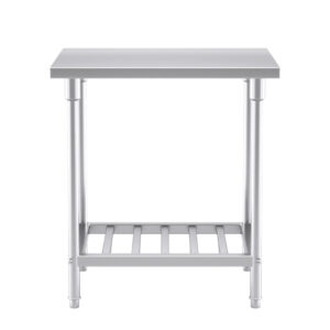 SOGA 80*70*85cm Commercial Catering Kitchen Stainless Steel Prep Work Bench, furniture, kitchen & dining room furniture, buffets, sideboards & kitchen islands, , ,  - AU DEPOT 2