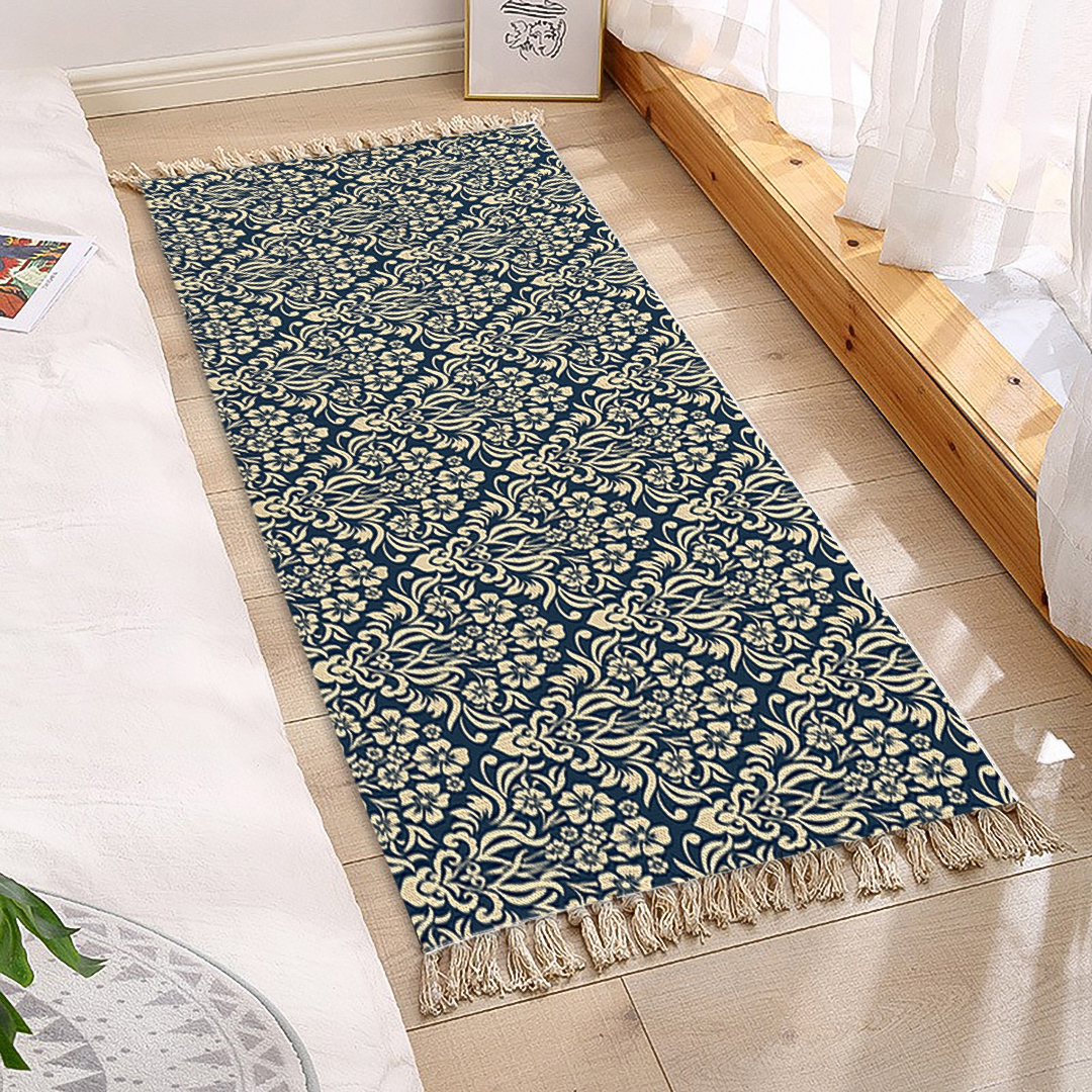 SOGA 90cm Cotton Polyester Vintage Area Rugs Living Room Hallway Floor Kitchen, Home Decor, Home & Living, Home Decor, Rugs, Shaggy Rugs, ,  - AU DEPOT 3