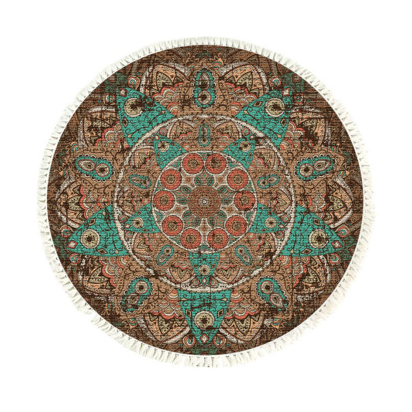 SOGA 90cm Mandala Round Area Thick Anti-slip Doormat, Home Decor, Home & Living, Home Decor, Rugs, Shaggy Rugs, ,  - AU DEPOT 1