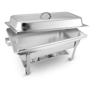 SOGA 9L Stainless Steel Chafing Food Warmer Catering Dish Full Size ChafingDish56301 AU DEPOT - AU DEPOT