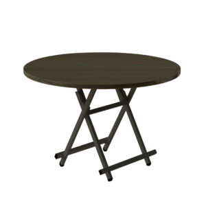 SOGA Black Dining Table Portable Round Surface Space Saving Folding Desk Home Decor TableRD723 AU DEPOT - AU DEPOT