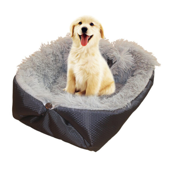 SOGA Black Dual-purpose Cushion Nest Cat Dog Bed Warm Plush Kennel Mat Pet Home Travel Essentials, Pet Supplies, Dogs, Carriers & Travel Products, , ,  - AU DEPOT 1