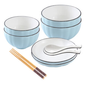 SOGA Blue Japanese Style Ceramic Dinnerware Crockery Soup Bowl Plate Server Kitchen Home Decor Set of 6 Bowl BowlG301 AU DEPOT Bowl - AU DEPOT