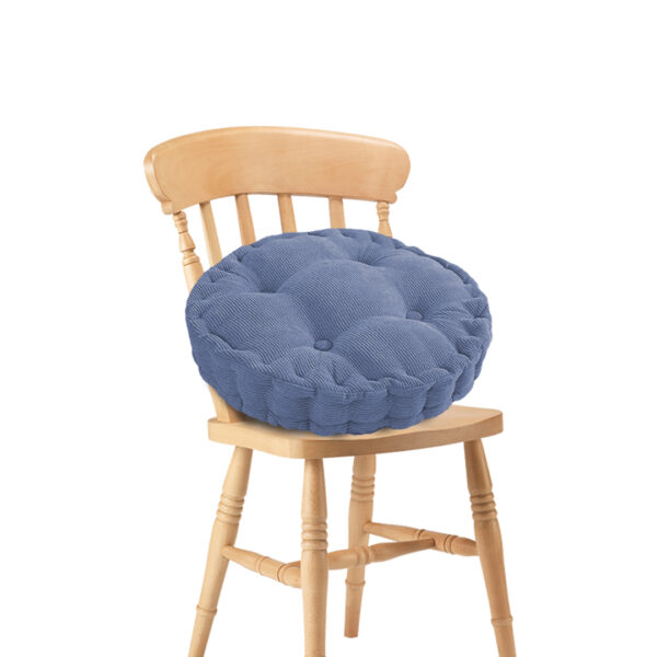 SOGA Blue Round Cushion Soft Leaning Plush Backrest Throw Seat Pillow Home Office Decor, Furniture, Living Room Furniture, Occasional Chairs, , ,  - AU DEPOT 1