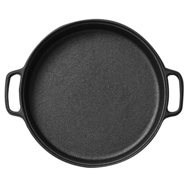 SOGA Cast Iron 30cm Frying Pan Skillet Coating Steak Sizzle Platter, Home & Living, Kitchen & Dining, Cookware, Griddles & Grill Pans, ,  - AU DEPOT 1