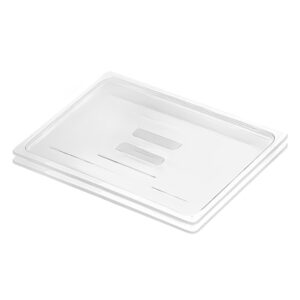 SOGA Clear Gastronorm 11 GN Lid Food Tray Top Cover Bundle of 2 Baking Trays VICLid11X2 AU DEPOT Baking Trays - AU DEPOT