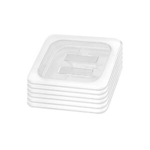 SOGA Clear Gastronorm 16 GN Lid Food Tray Top Cover Bundle of 6 Baking Trays VICLid16X6 AU DEPOT Baking Trays - AU DEPOT