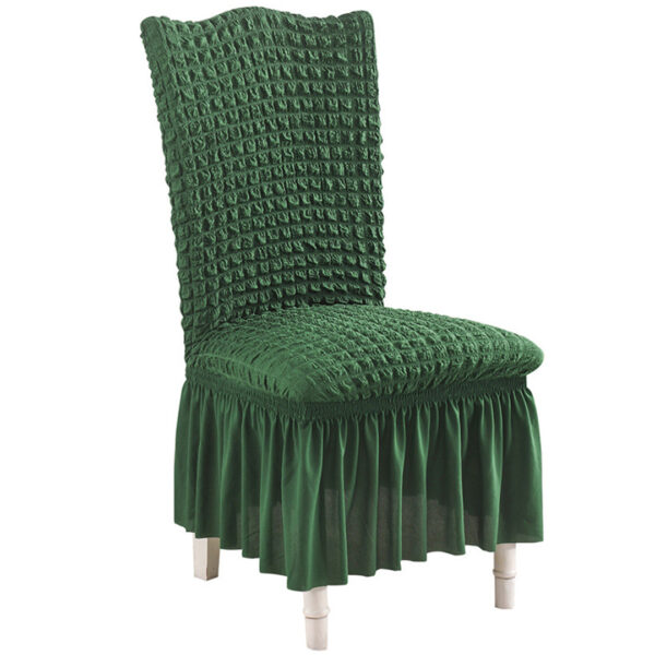 SOGA Dark Green Chair Cover Seat Protector with Ruffle Skirt Stretch Slipcover Wedding Party Home Decor, Home, Bed Linen, Throws And Blankets, Blankets, ,  - AU DEPOT 1