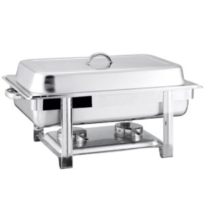 SOGA Double Tray Stainless Steel Chafing Catering Dish Food Warmer, Furniture, Kitchen & Dining Room Furniture, Buffets, Sideboards & Kitchen Islands, , ,  - AU DEPOT 2