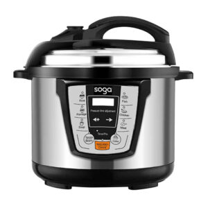 SOGA Electric Stainless Steel Pressure Cooker 10L 1600W Multicooker 16 Benchtop Cooking 16ElectricPressureCooker10L AU DEPOT Benchtop Cooking - AU DEPOT