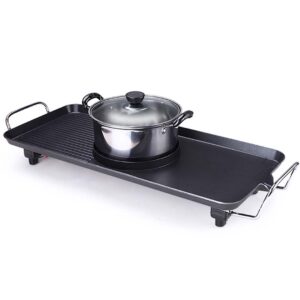 SOGA Electric Steamboat Asian Hot Pot Soup Maker Fondue Teppanyaki Hotpot Grill, electronics & appliances, appliances, small kitchen appliances, benchtop cooking, sandwich presses & grills,  - AU DEPOT 2